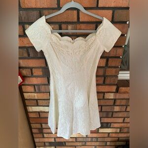 Vintage Women’s Lace Mini Dress